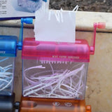 Small Paper Wear-resistant Hand Crank Plastic Household Daily Convenient Manual Shredder Office Accessory