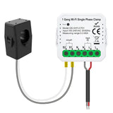 Upgrade Sensor Current Mutual Inductance Energy Meter 80A W/ Clamp CT 0.2-80A Tuya For Smart Life Wi-Fi Electric Accessories