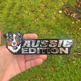 3D Dogs Stylish Emblems And Badges Acrylic Funny Automotive Badge Sticker For Car Dog Lover