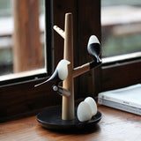 Magpie Bird USB Charger Night Intelligent Vibration Induction Desk Lamp Small Eggs LED Light Home Decor