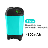 3600/4800/7800mAhPortable Camp Electric Shower Pump IPX7 Waterproof with Digital Display for Camping Hiking Travel