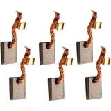 6-PACK Durable Replacement Carbon Brushes for Makita CB-440 CB-448 CB-436 195021-6 194427-5