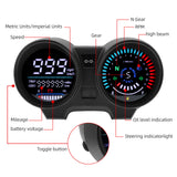 For Brazil TITAN for Honda CG150 2004-2009 Fan150 Newest Digital LED Electronics Motorcycle Temperature Meter Speedometer