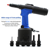 Pneumatic Riveter Automatic Rivet Gun RL-6312 Industrial Hydraulic Quick Riveting Nut Tool M3 M4 M5 M6 M8 M10 M12