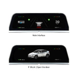 Car Head-Up Display Touch Screen HUD With Wireless Carplay Android Auto Speaker Navigation Speed Power For Tesla Model 3 Y