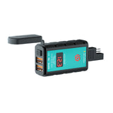 Motorcycle SAE to USB Charger with Voltmeter On/Off Switch Support QC3.0 PPS DCP FCP SCP AFC MTK PE For iPhone Samsung