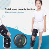 Children's Adjustable Knee Fixation Braces Bracket Orthosis Portable Lower Extremity Knees Ligament Injury Protector Relief Pain