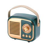 New Bluetooth Speaker Retro Mini Portable Stereo Plug-in Radio Wireless Intelligent