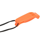 100pcs Safety Emergency Whistle Plastic Marine Survival Whistle with Lanyard for Outdoors Boating G
