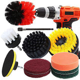 Electric drill brush multi piece set, electric brush, polishing, cleaning kitchen and bathroom