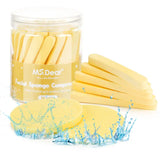 50Pcs Compressed Wash Natural Sponge Pad For Washing, Makeup Removal Cleansing Face Cleaning Tools