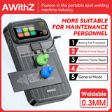 AWithZ Portable Handheld Small Mini Welding Machine - Battery Soldering Spot Welder Repair Tool DIY, 5000mAh