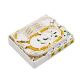 Core FTTH Fiber Optic Termination Ftth Box 4 ports Optical fiber panel box with SC APC connectors pigtail