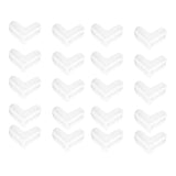 20 Pack Parts Guards Clear Corner Protectors Stop Child Head Injuries Tables, Furniture & Sharp Corners (L-Shaped)