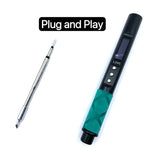 L245 65W Digital Pen Portable Electric Soldering Iron Aluminum Alloy CNC Shell QC PD Type-C for JBC245 Black