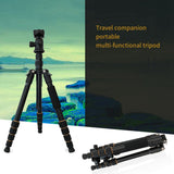 160Cm Aluminum Camera Tripod Stand DSLR Camera Lightweight Travel Tripod With 360° Ball Head For Canon/Sony/Nikon