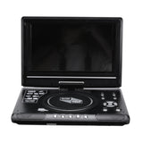 9.8 Inch Portable Home Car DVD Player VCD CD Game TV Player USB Radio Adapter Support FM Radio Receiving-EU Plug