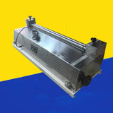 MB-380 Stainless steel desktop glue machine white plastic water - conditioning paper on the plastic machine 220V 120W