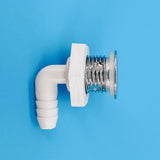 Φ8mm 25mm Cover Curved Bubble Chromed Cap PVC Base Hot Tub Air Massage Bathtub Jet Nozzle
