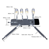 Walking Standing Aids Adjustable 507lbs Loading Weights Patient Sg for Elderly Disabled Home Use