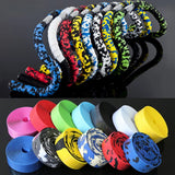2pcs Road Bike Bicycle Handlebar Tape Camouflage Cycling Handle Belt Cork Wrap with Bar Plugs