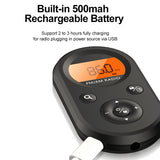 Mini FM AM Radio Portable Pocket Radio w/Headset Radio Rechargeable Receiver LCD Display Backlight Lanyard 76-108MHZ Receiver