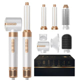 New Hot Air Brush 7 in 1 Flat Iron Hot Air Pick Electric Comb One Step Hair Dryer Fast Hair Straightener Brush