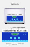 Stainless Steel Ultrasonic Cleaner Bath, Digital Ultrasound Wave, Cleaning Tank for Coins, Nail Tool Part, 800ml