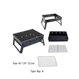 Medium Thick Folding Barbeque Grill, Outdoor Portable Barbeque, Household Charcoal BBQ, Factory Price