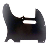 Black 8 Hole Tele Guitar Metal Pick Guard for Standard Pickguard Replacement