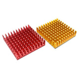 4pcs Aluminum Spiky Mini Heatsink 40x40mm Heat Sinks Cooler For Cpu Ssd Router
