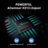TV98 12 Allwinner H313 Quad Core 4K HDR Android TV Dual Wifi 4G 5G Media Player BT Smart Set Top Box
