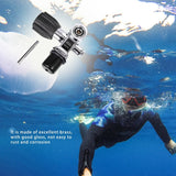 Scuba Diving Oxygen Bottle Head Cyder High Pressure Bottles Vaes Dive DIN/Yoke Tank Vae 3/4 Inch - 14 NPSM Durable