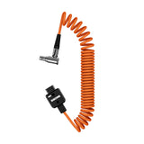 ZINE DT-LM D-TAP to LEMO 2Pin Male Power Cable 60cm Stretchable Length Replacement for Select RED ARRI Sony Camera