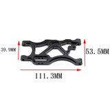 Metal Front & Rear Suspension Arm Set For Arrma 1/7 Limitless Infraction 1/8 Typhon 6S Rc Car Upgrade Replacement Parts Red