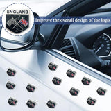 Union Jack Car England United Kingdom Flag Metal Emblem Badge Queen Memorial Party Props Stickers