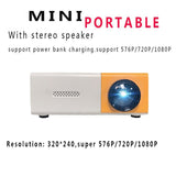 School Season Multi-Functional Classroom Mini Projector Easy Carrying With AU Plug,Black-White