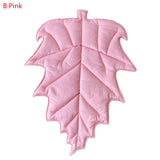 Newborn Baby Cotton Carpet Blanket Leaf Shape Crawling Play Mat Rug Kid Children