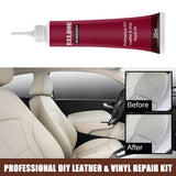 Gel Restore Lustre DIY Vinyl Repair Kit Leather Complementary Refurbish Paste for Sofa Furniture Jacket