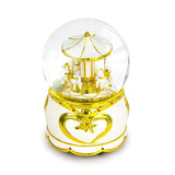 Gold Music Resin Crafts Ornaments Hundred Tone Birthday Gift Wind-Up Box 1 Piece