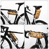 ESLNF Bike Front Tube Waterproof Storage Roll Bag Bicycle Handlebar Basket Pack Portable Large Capacity Cycg Accessory