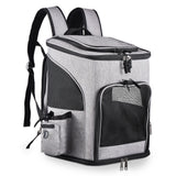 Pet Carrier Backpack - For Large and Small Cats, Dogs, and Puppies with Safety Features and Cushioned Back