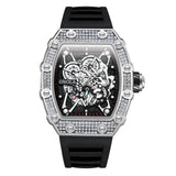 2022 New Men's Watch ONOLA Fashion Luxury Diamond Inlaid Design Quartz Waterproof Tape Watches Men Relogio Masculino Clock