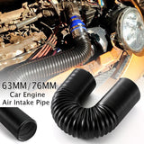 Engine Flexible Inlet Tube Car Filter Intake Cold Air Ducting Feed Hose Pipe