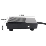 Iron Shell TFS-1 With Cable Meters 2 3 Core Plug hine Tool Controller Foot Pedal Switch 220V