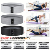 3pcs Resistance Bands For Working Out, Elastic Bands, Exercise Bands For Legs & Hip Training