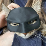 Avenger Creative Black Bat Handmade Half Face Batman Cat Mask For Halloween Cosplay