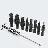 9Pc Blind Hole Slide Hammer Pilot Bearing Puller Internal Extractor Removal Kit 8-32MM L47cm x W21cm x H 8cm