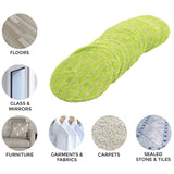 Cordless Electric Rotary Mop Replacement Washcloths, Including 12 Cleaning Pads