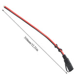 3PCS Heavy Duty Extension Cable with SAE Waterproof Cover Cap 18AWG 30CM